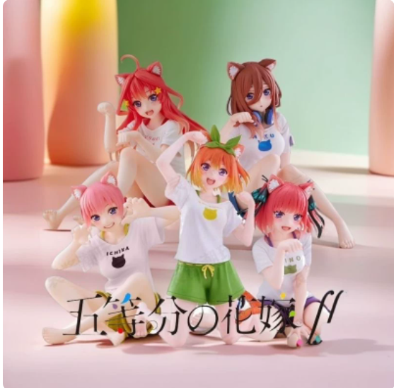 Quintuplets Anime Cosplay - Фигурка «Пять близнецов»: Накано Ичика, косплей,