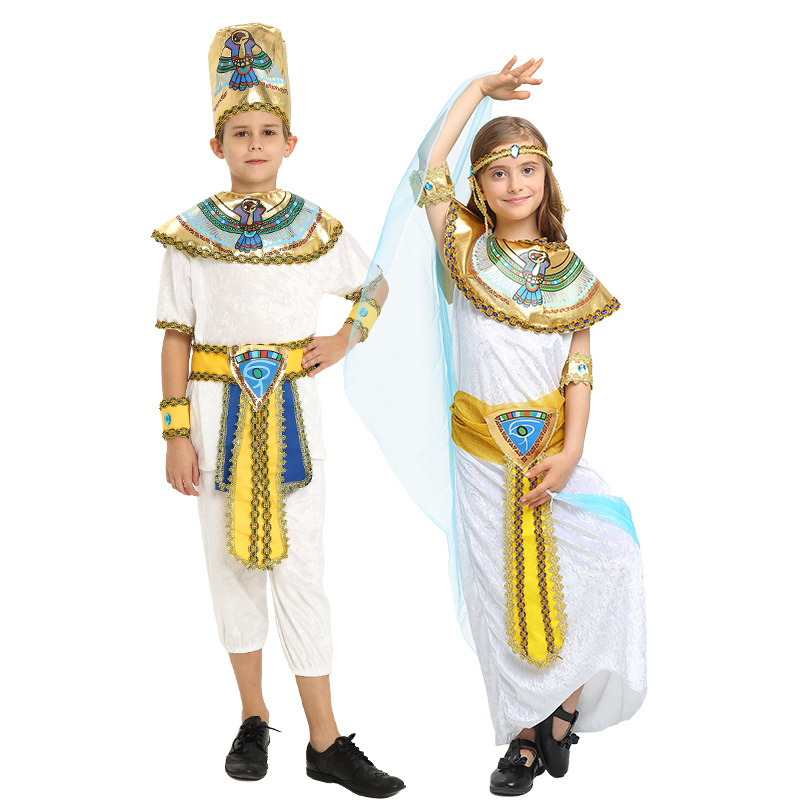 Egypt Cosplay Anime - Карнавальный детский костюм Египетского фараона для