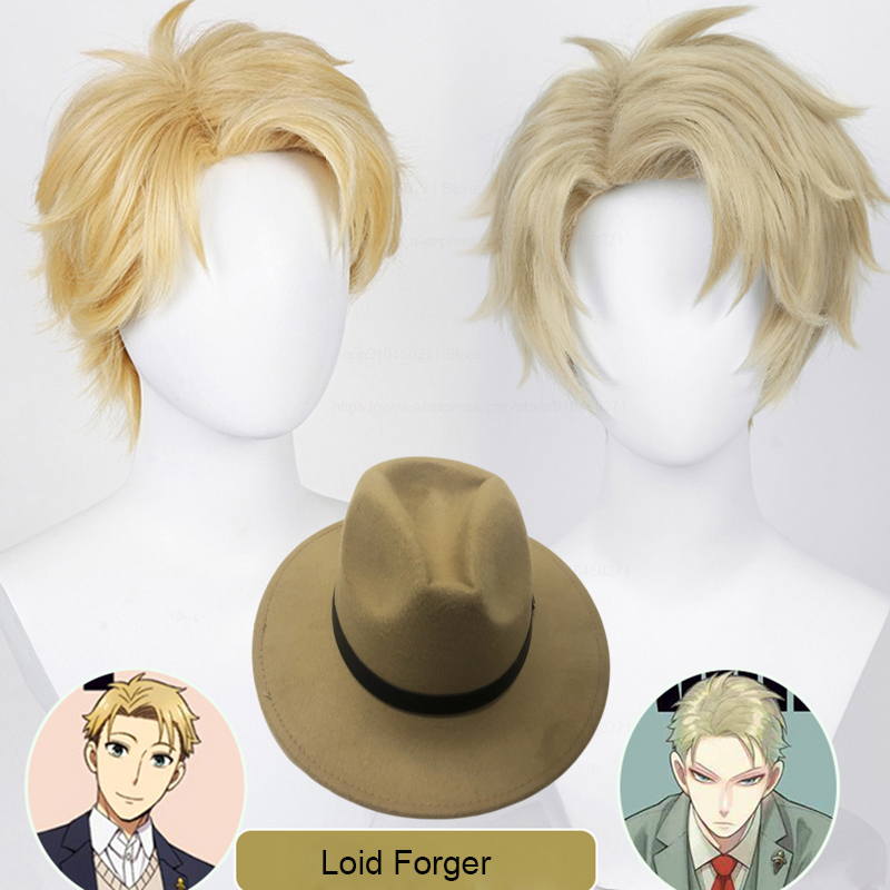 Spy Family Outfit - Парик для косплея шпиона, 30 см,