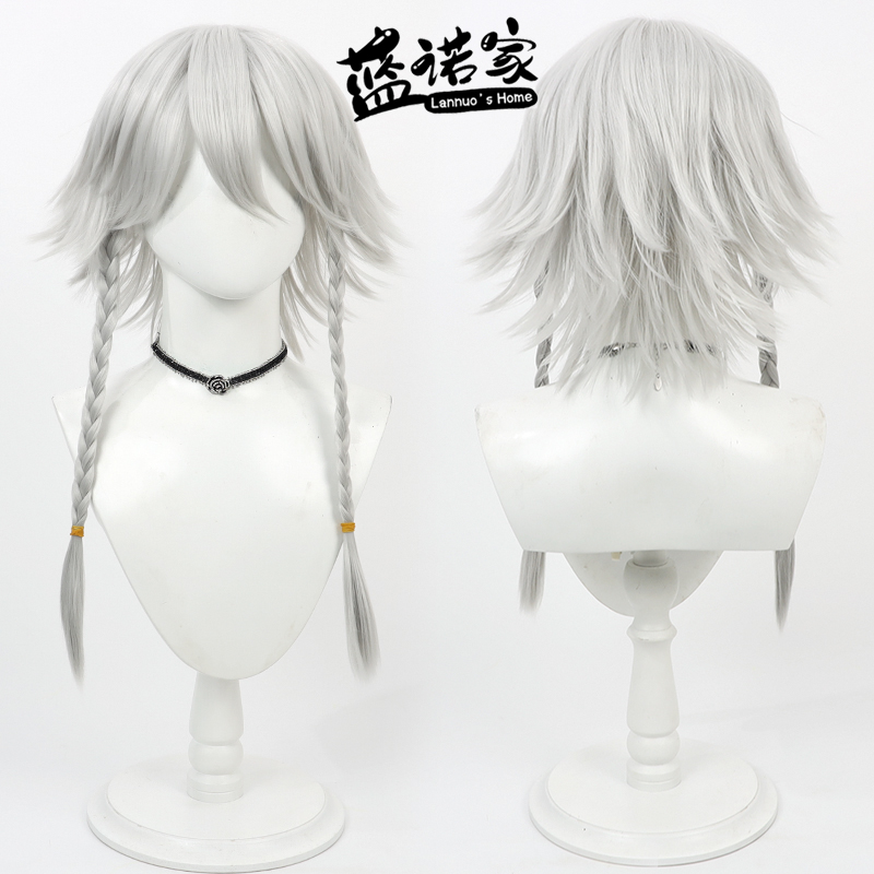 Cosplay Anime White Hair - Синтетические волосы Sakuya Izayoi, парики для