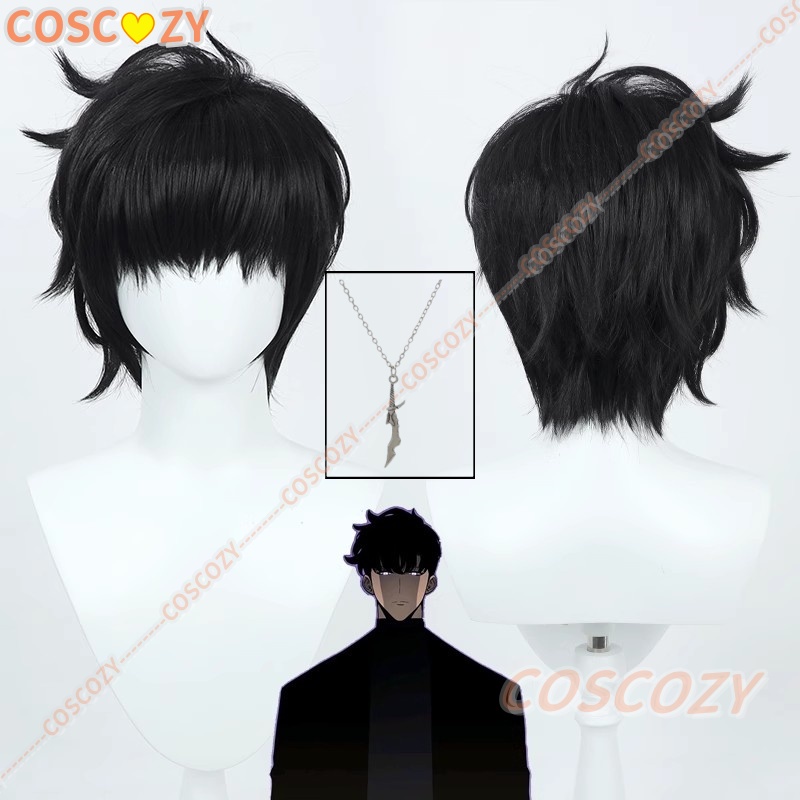 Cosplay Anime Solo - Sung Jinwoo Косплей Парик из аниме