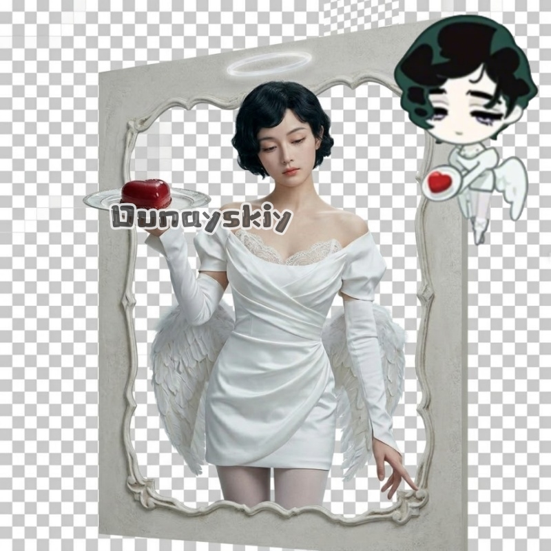Cosplay Anime White Hair - Новый костюм для косплея Sua: белое