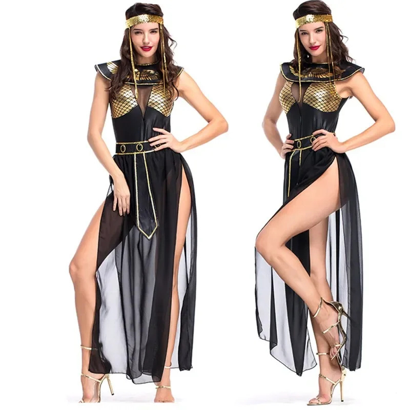 Egypt Cosplay Anime - Сексуальное горячее прозрачное египетское королевское Клеопатра,