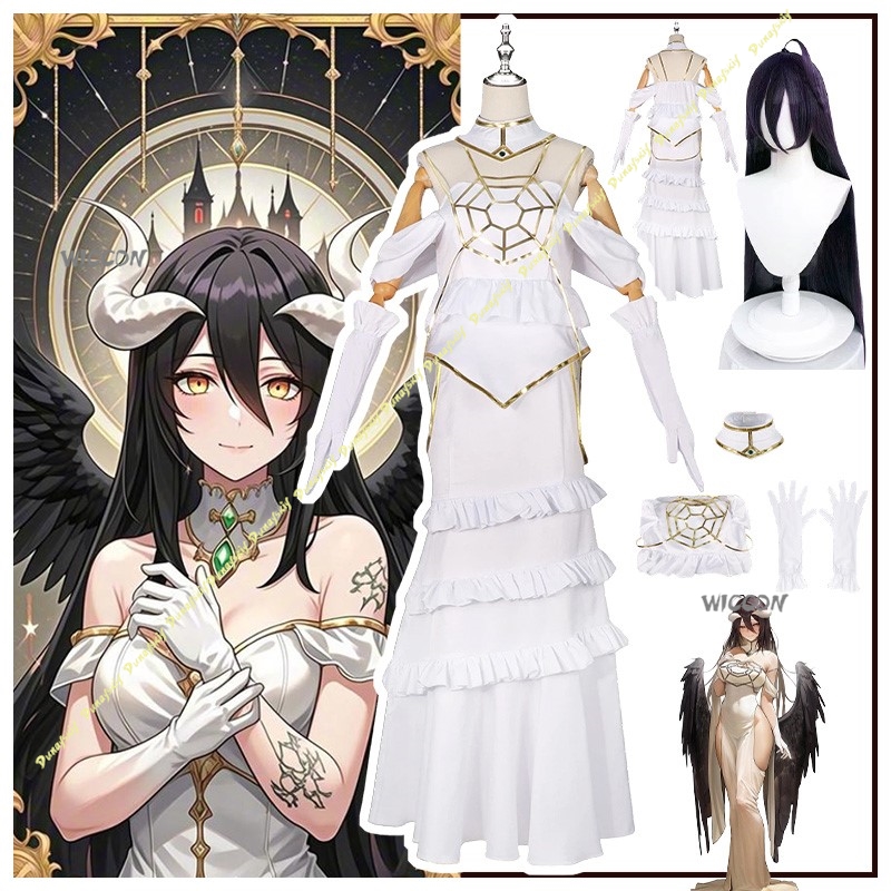 Anime Cosplay Albedo - Костюмы для косплея, аниме, платье для