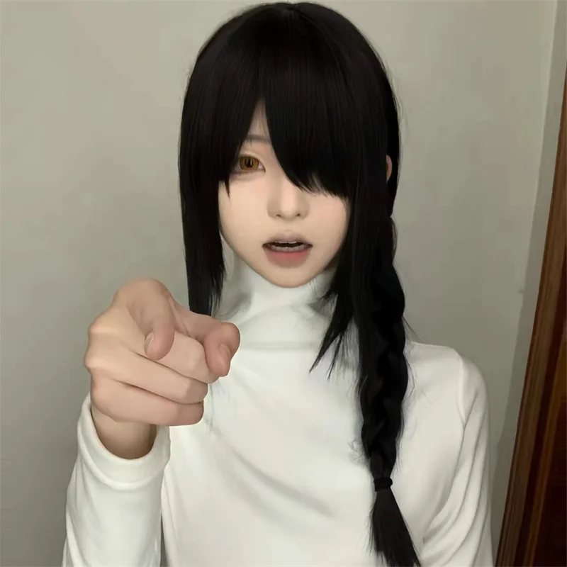 Аниме Бензопила Человек Нейuta – обзор и цена Anime Cosplay Long Black Hair