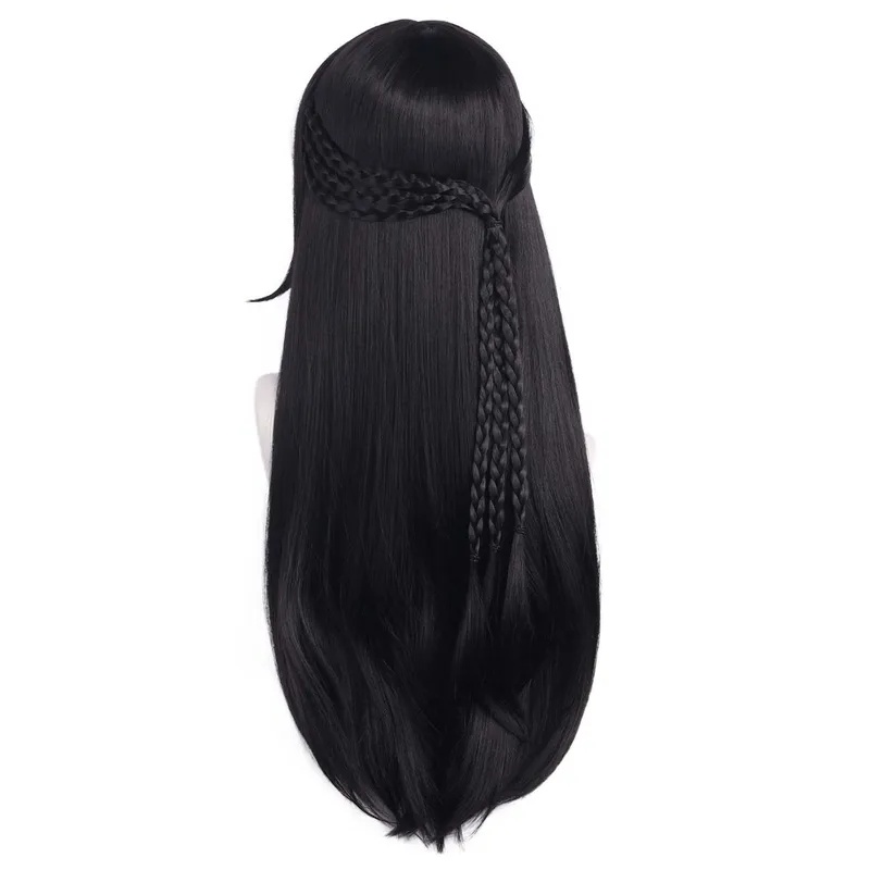 Le Cool Хэллоуин Комик-Кон Пра – обзор и цена Anime Cosplay Long Black Hair
