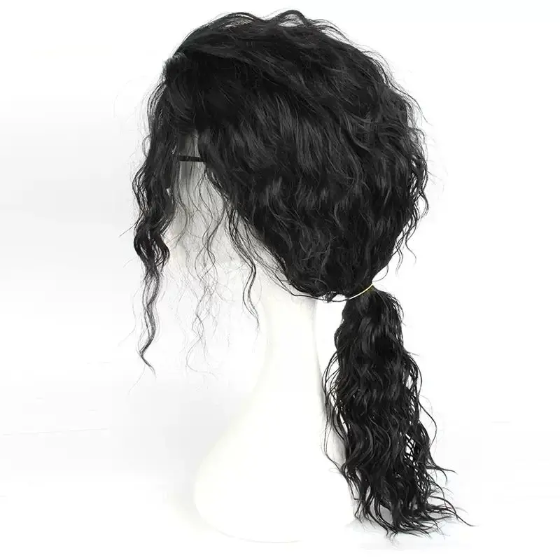 Черный парик для косплея Майкл – обзор и цена Anime Cosplay Long Black Hair