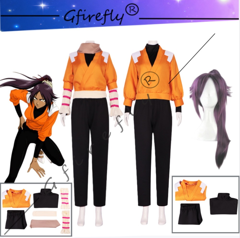 BLEACH Yoruichi Shihouin Коспл – обзор и цена Anime Cosplay Bleach