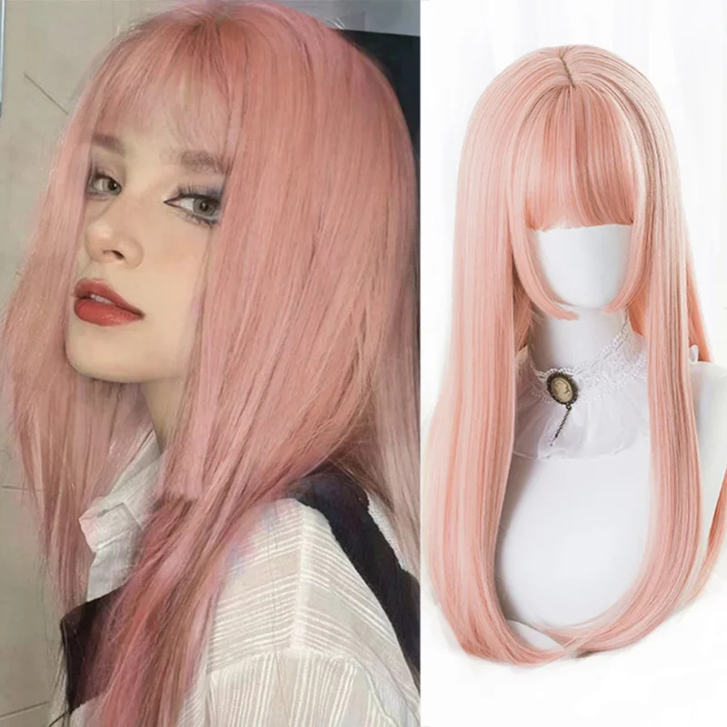 Синтетический парик Houyan 202 – обзор и цена Anime Cosplay Long Black Hair