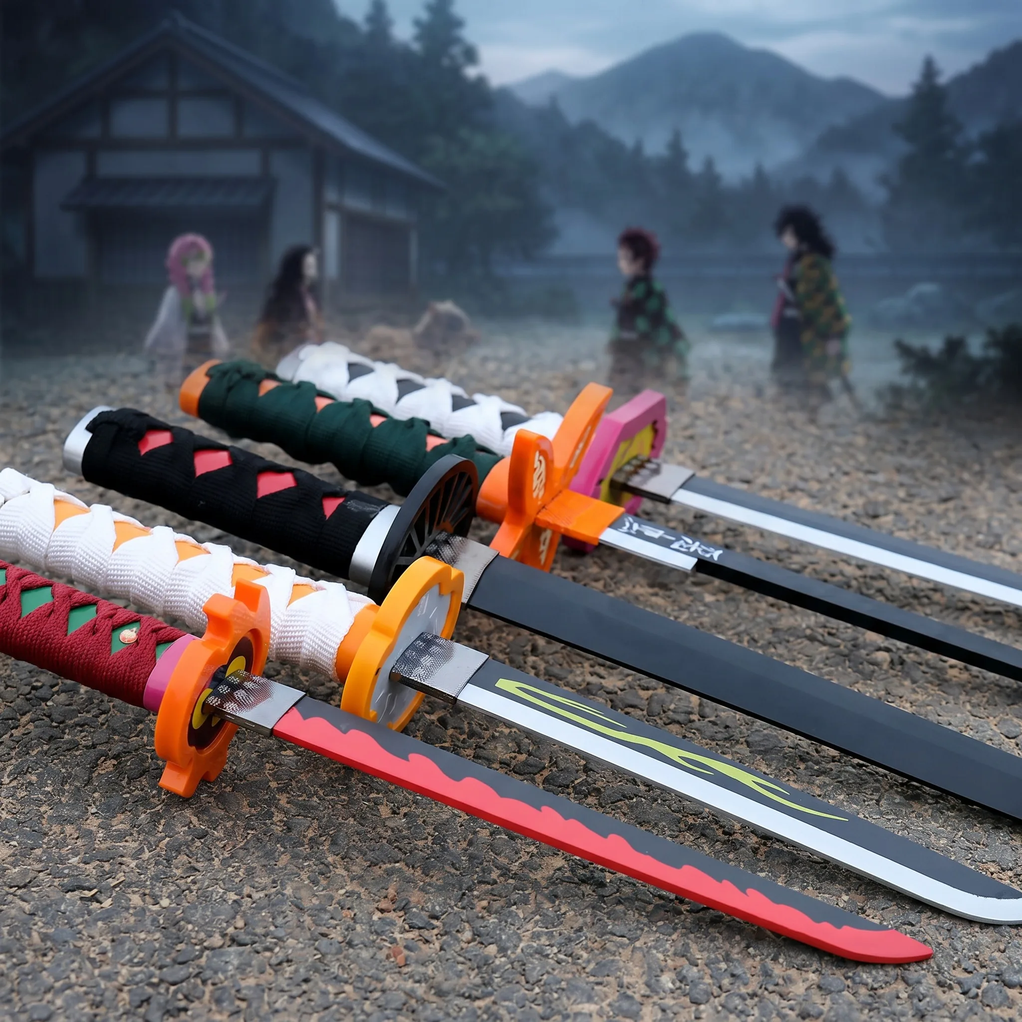 Меч-катана «Истребитель демоно – обзор и цена Anime Cosplay Katana