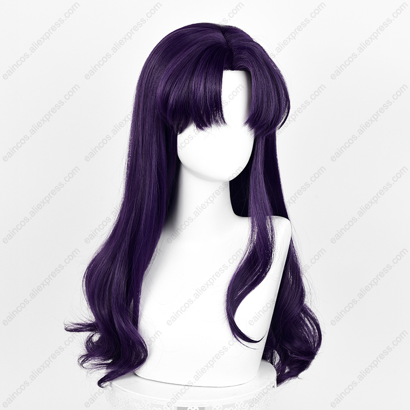 EVA Misato Katsuragi Косплей П – обзор и цена Anime Cosplay Long Black Hair
