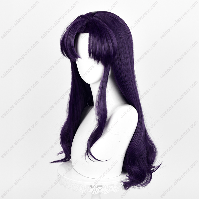 EVA Misato Katsuragi Косплей П – обзор и цена Anime Cosplay Long Black Hair