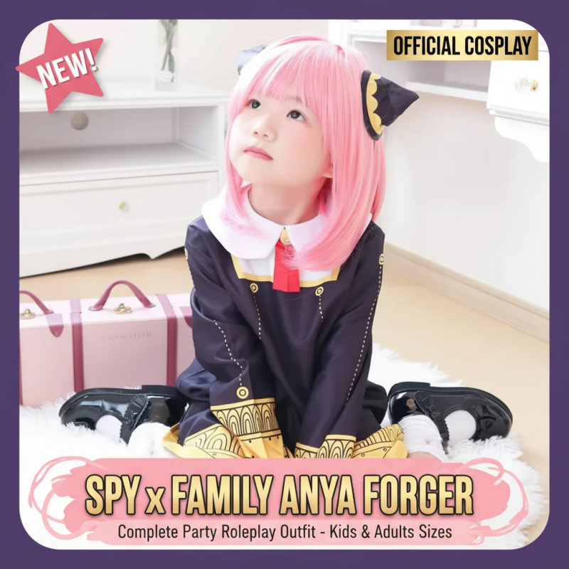 ▶ ❤ Костюм для косплея Ани Фор – обзор и цена Spy Family Outfit