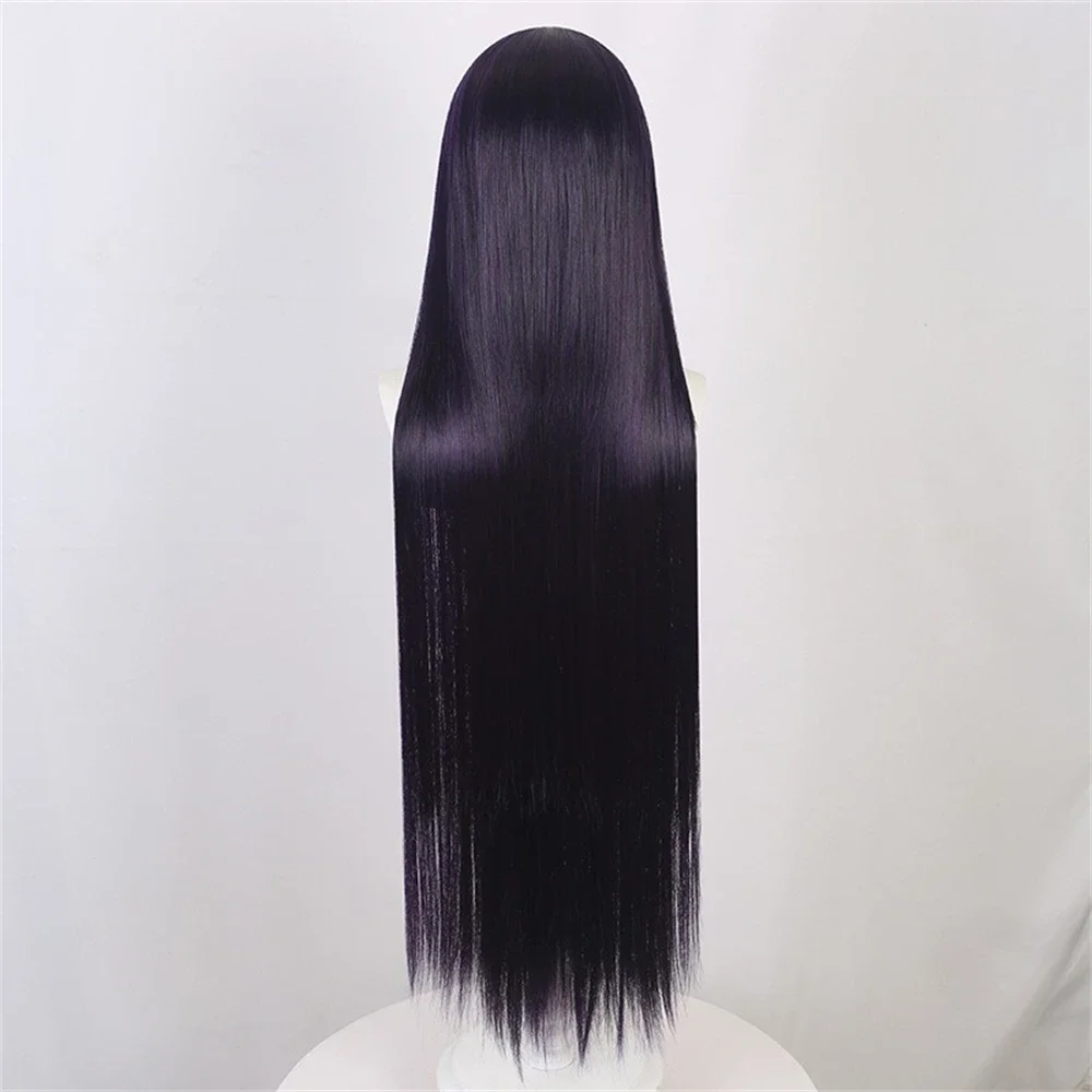 Синтетический парик для коспле – обзор и цена Anime Cosplay Long Black Hair