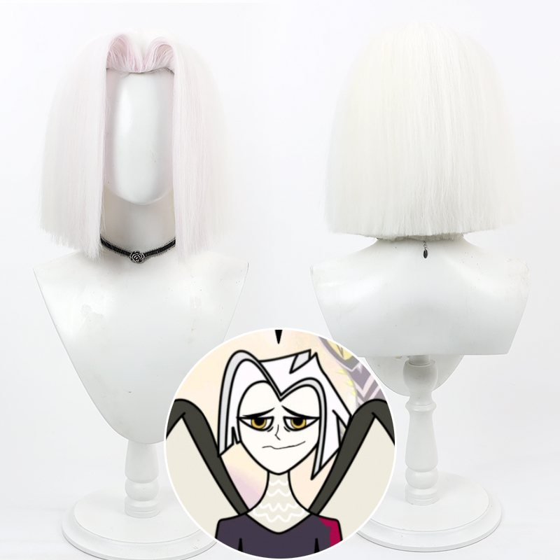 Игра Hazbin Lute Косплей Аниме – обзор и цена Cosplay Anime White Hair