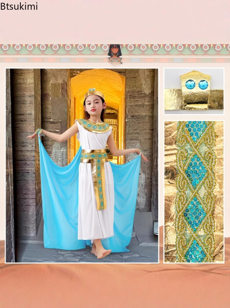 Детский костюм Клеопатры для Х – обзор и цена Egypt Cosplay Anime