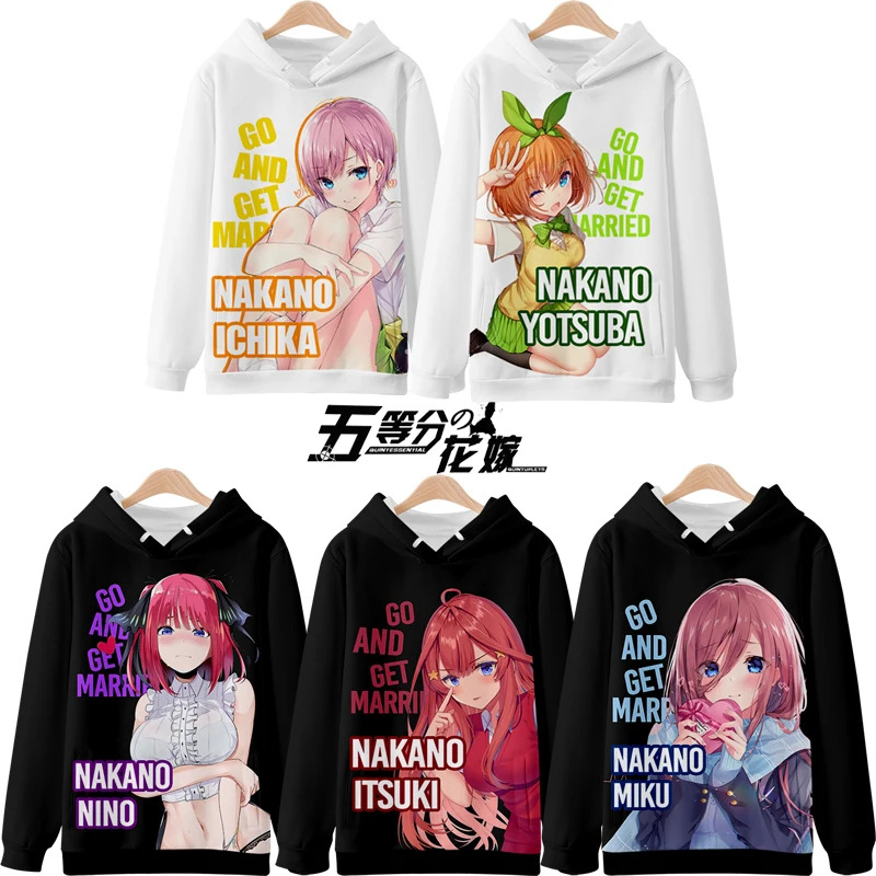 Vivi 2025 3D толстовки The Qui – обзор и цена Quintuplets Anime Cosplay
