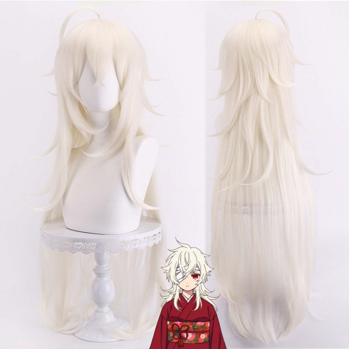 Аниме-парик для косплея Хейн и – обзор и цена Cosplay Anime White Hair