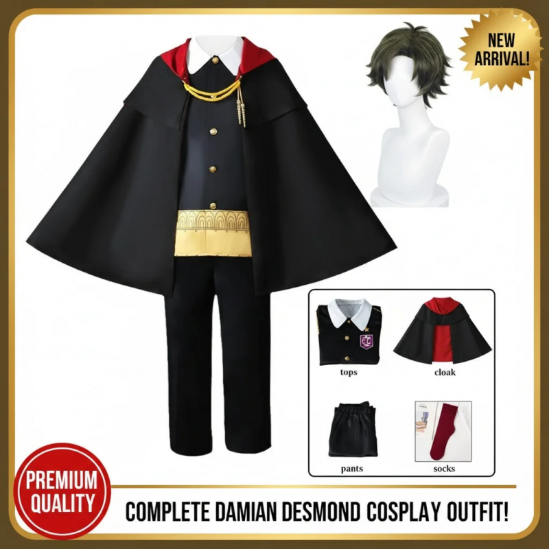 Костюм для косплея Дэмиана Дес – обзор и цена Spy Family Outfit