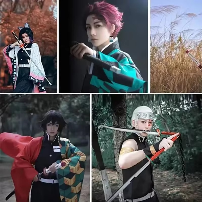 41 дюйм/104 см убийца демонов  – обзор и цена Anime Cosplay Katana