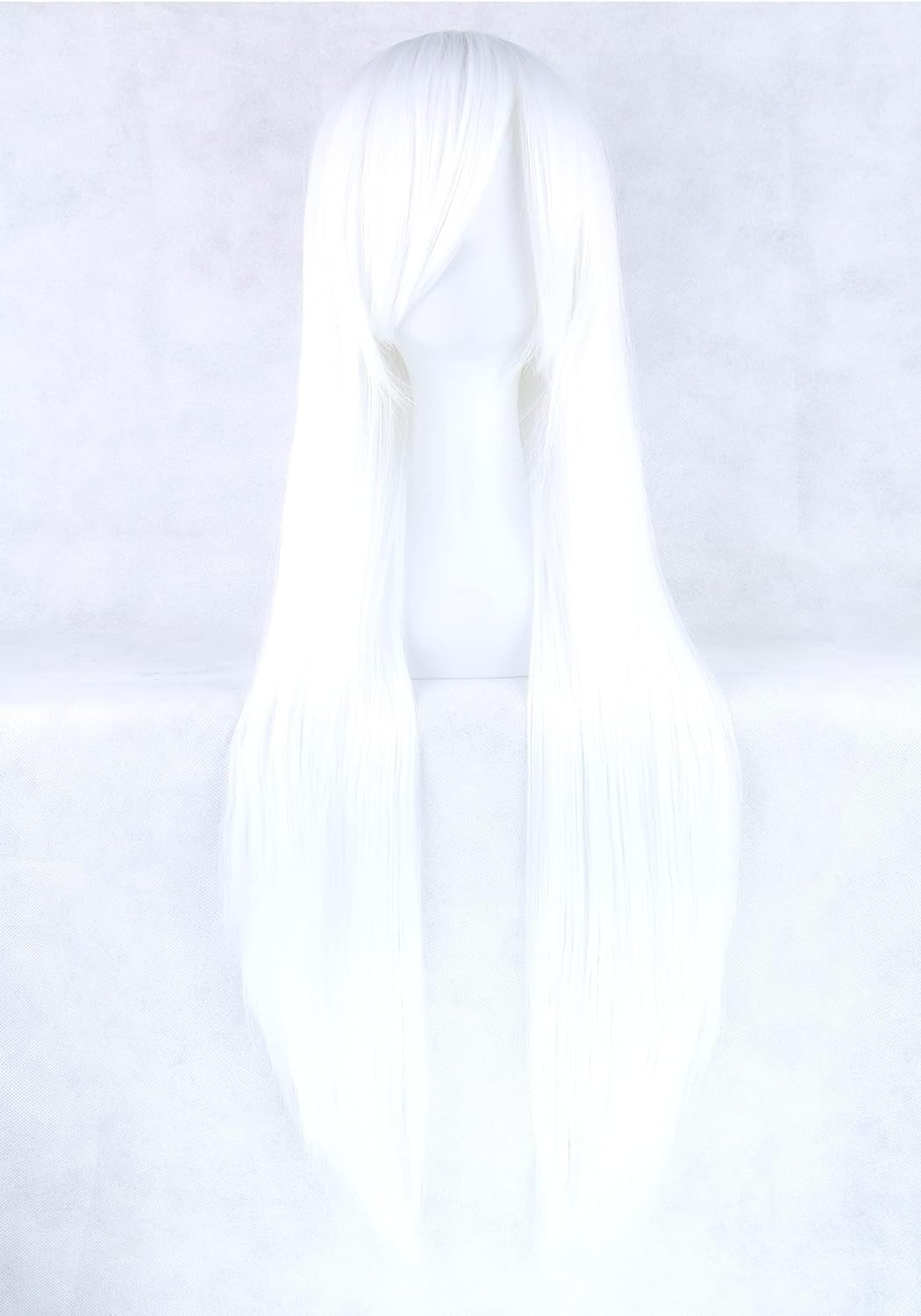 80 см длинные прямые парики из – обзор и цена Cosplay Anime White Hair